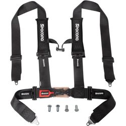 4 Point Harness 3 Inch Shoulder Pads, Latch Lock Release for UTV, RZR, SXS, Go Kart, Sim Racing Rig, Off Road Only