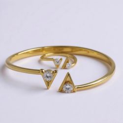 “V” RING + BRACELET 