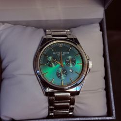 Geoffrey Beene green dial Men's Watch