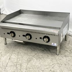 NSF 36 ins Thermostat griddle TC-G36-T-P