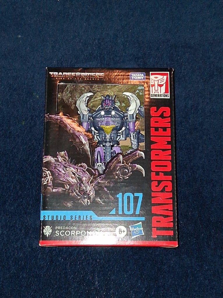 Transformers Studio Series 107 Deluxe Predacon Scorponok action figure