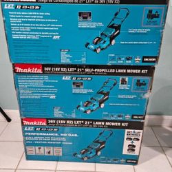 Makita 36V (18V X2) LXTO 21" LAWN MOWER KIT New Never Usted $400