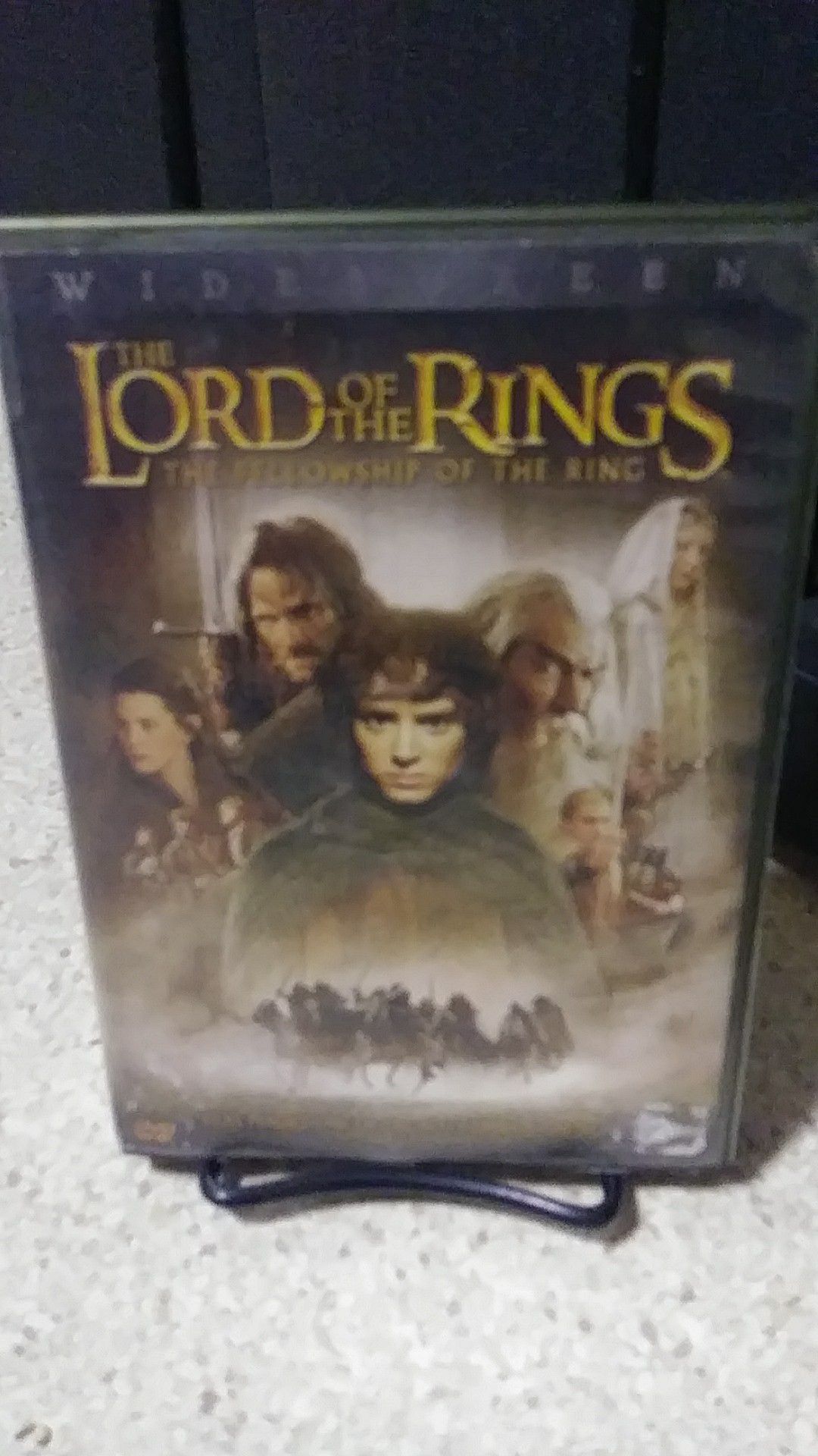 Lord of the rings fellowship of the rings dvd