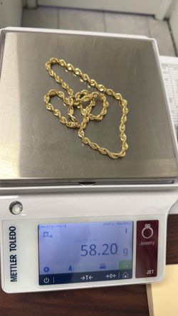 6mm Rope Chain 14k