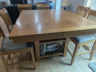Dining table with 6 chairs