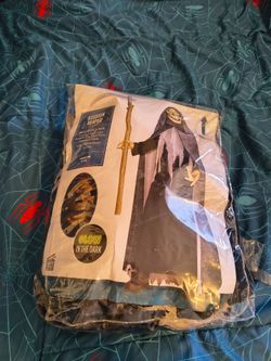 ILLUSION GRIM REAPER ADULT HALLOWEEN COSTUME MEDIUM 8-10