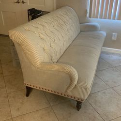 Pintuck Cushion Couch MUST SELL MOVING 