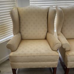 Two Wing Back Chairs $100 OBO.