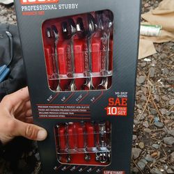 10 Piece Wrench Set 