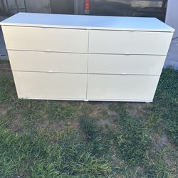 White ikea dresser