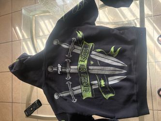 Wraith boy jacket small black/lime green