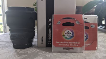 Sigma 24-105mm Art lens, Canon mount.