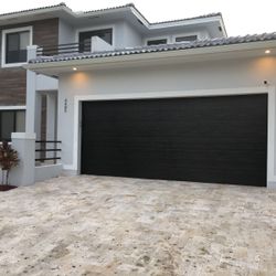 16x7 Double Garage door Installed