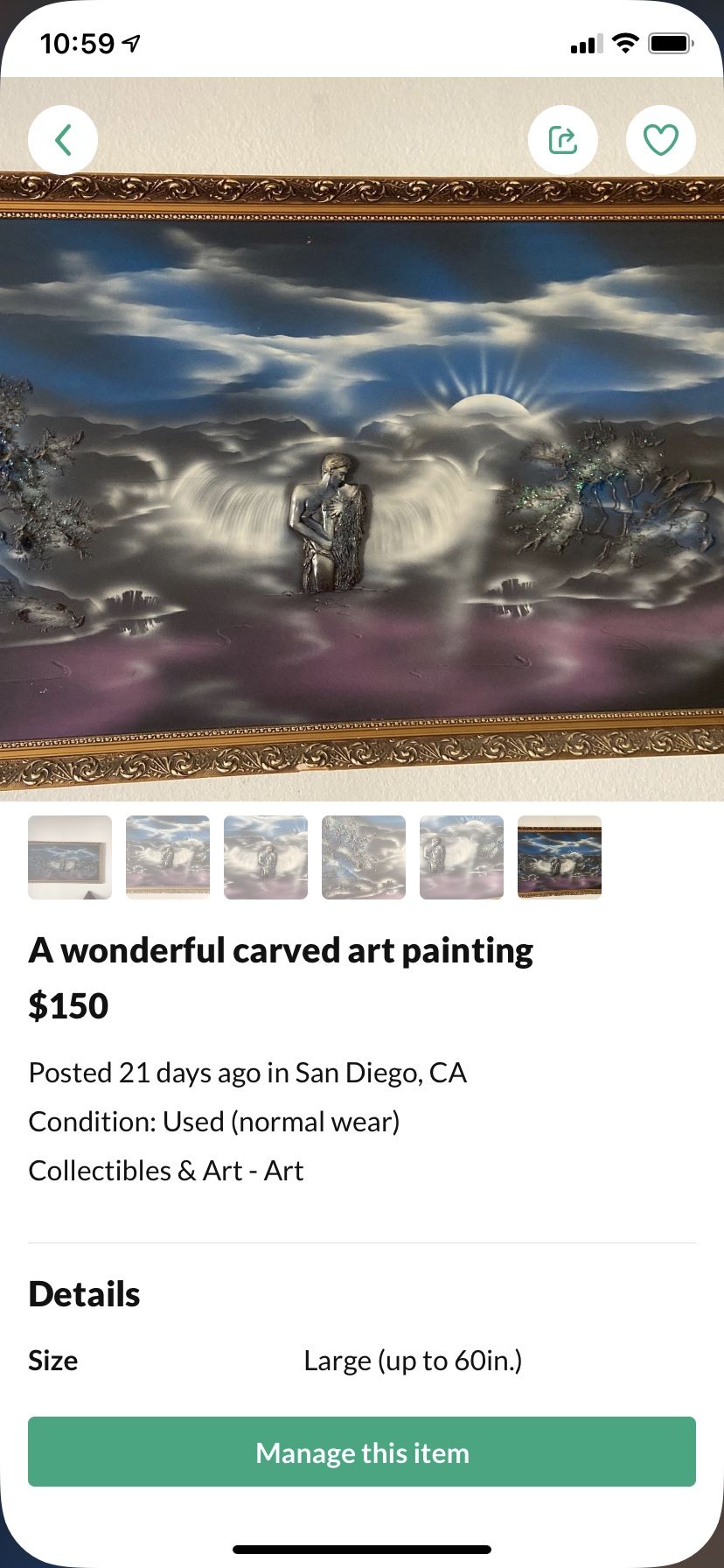 A surrealist art painting with sculpture specially made by a skilled artist