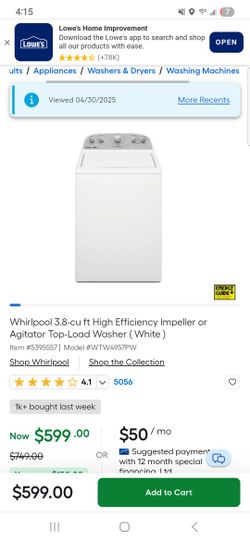 Whirlpool Washer And Dryer Set