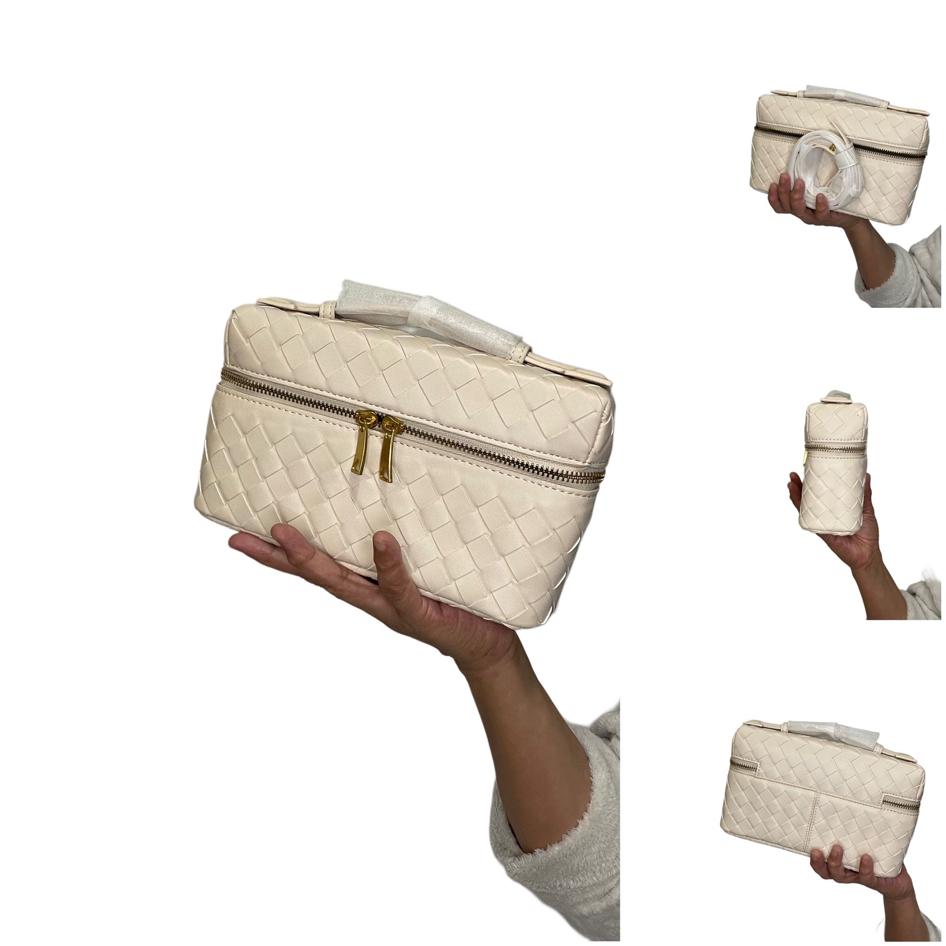 Trendy Y2K Woven Crossbody Purse Square Box Bag Small