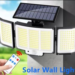 SOLAR LED Light ,Waterproof Outdoor. Driveway, Garage,  Home   With Remote Control 
