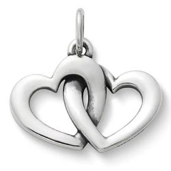 James Avery Linked Hearts Charm