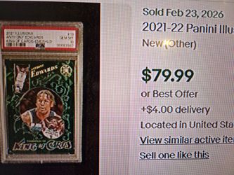 2021 Panini Illusions Anthony Edwards #13 (King of Cards - Emerald)