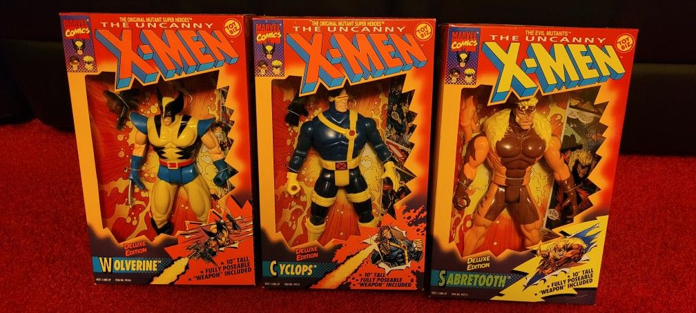 X-MEN 10 INCH FIGURES!