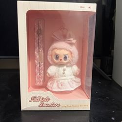 Pop Mart Labubu The Monsters Mokoko Fall into Sweaters Series Vinyl Plush Pendant