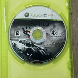 GRID Xbox 360 Game $15