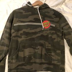 Extra Small Santa Cruz Camo Hoodie