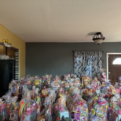 Easter Baskets And Cascarones 