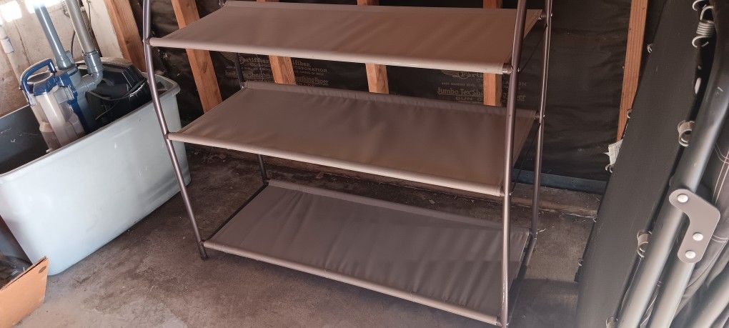 Storage Rack - Brown Rack Strong Fabric