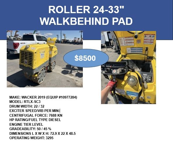 2019 Wacker RTLX-SC3