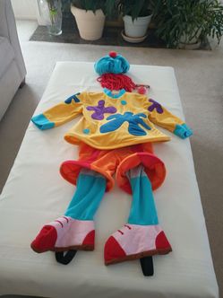 Halloween Disney Clown Costume  Size 3.  Boy or Girl