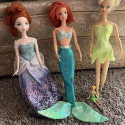 Disney Dolls x3