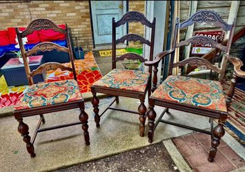 3 Beautiful Vintage Chairs 20 each