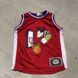 Disney Mickey Mouse Kids Basketball Jersey 