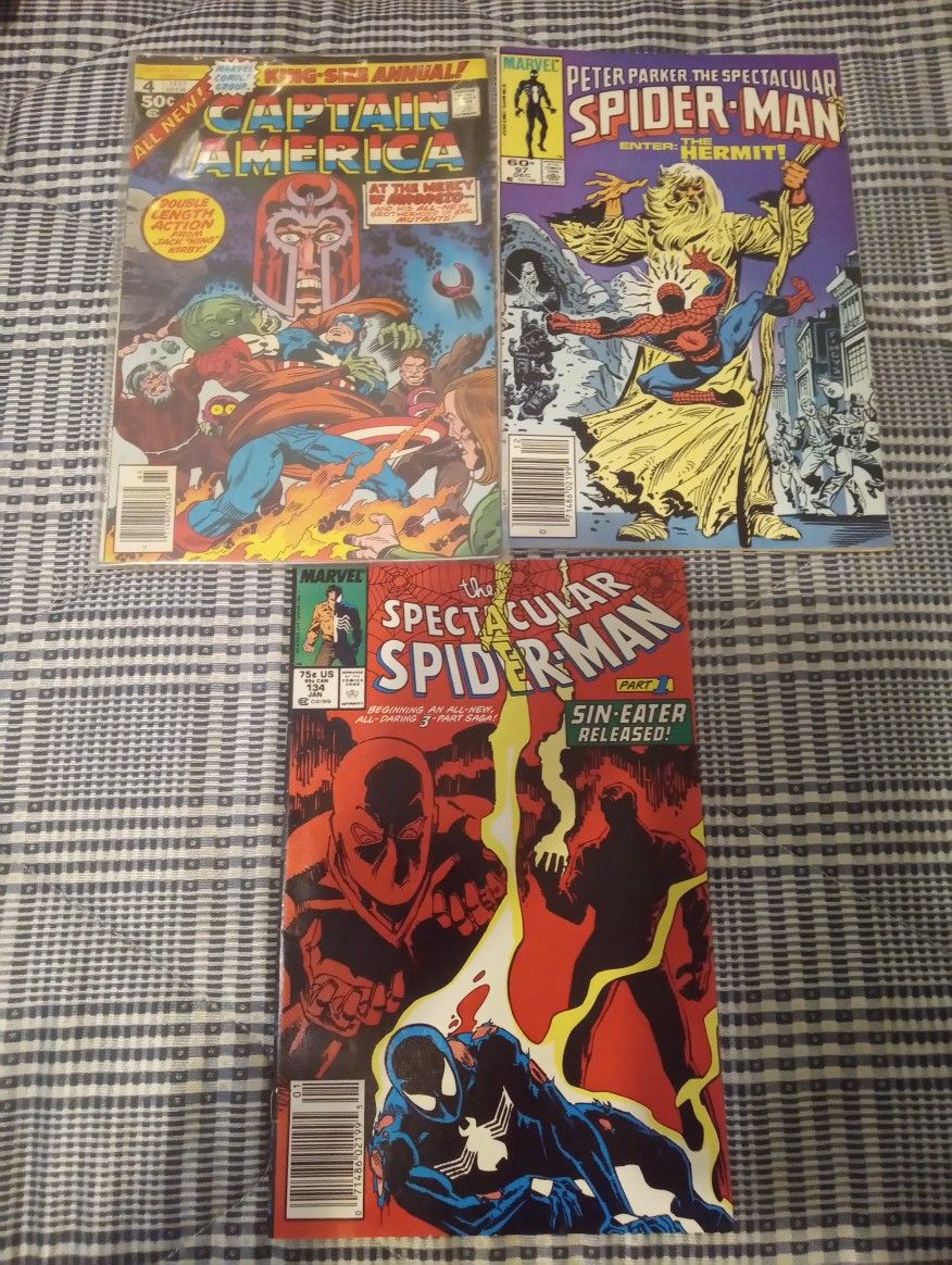Lot Of Marvel Comics Spiderman