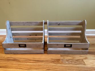 Double Side-By-Side Hanging Filing Rustic System
