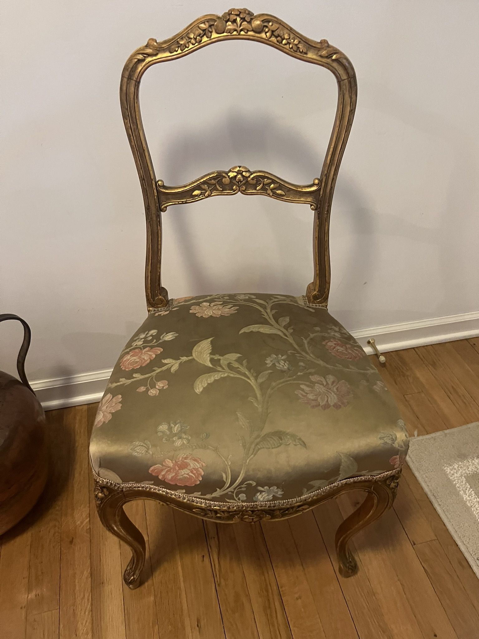 Antique Vanity Chair From NYC Antique Shop Paid