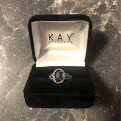 Blue Sapphire Wedding Ring