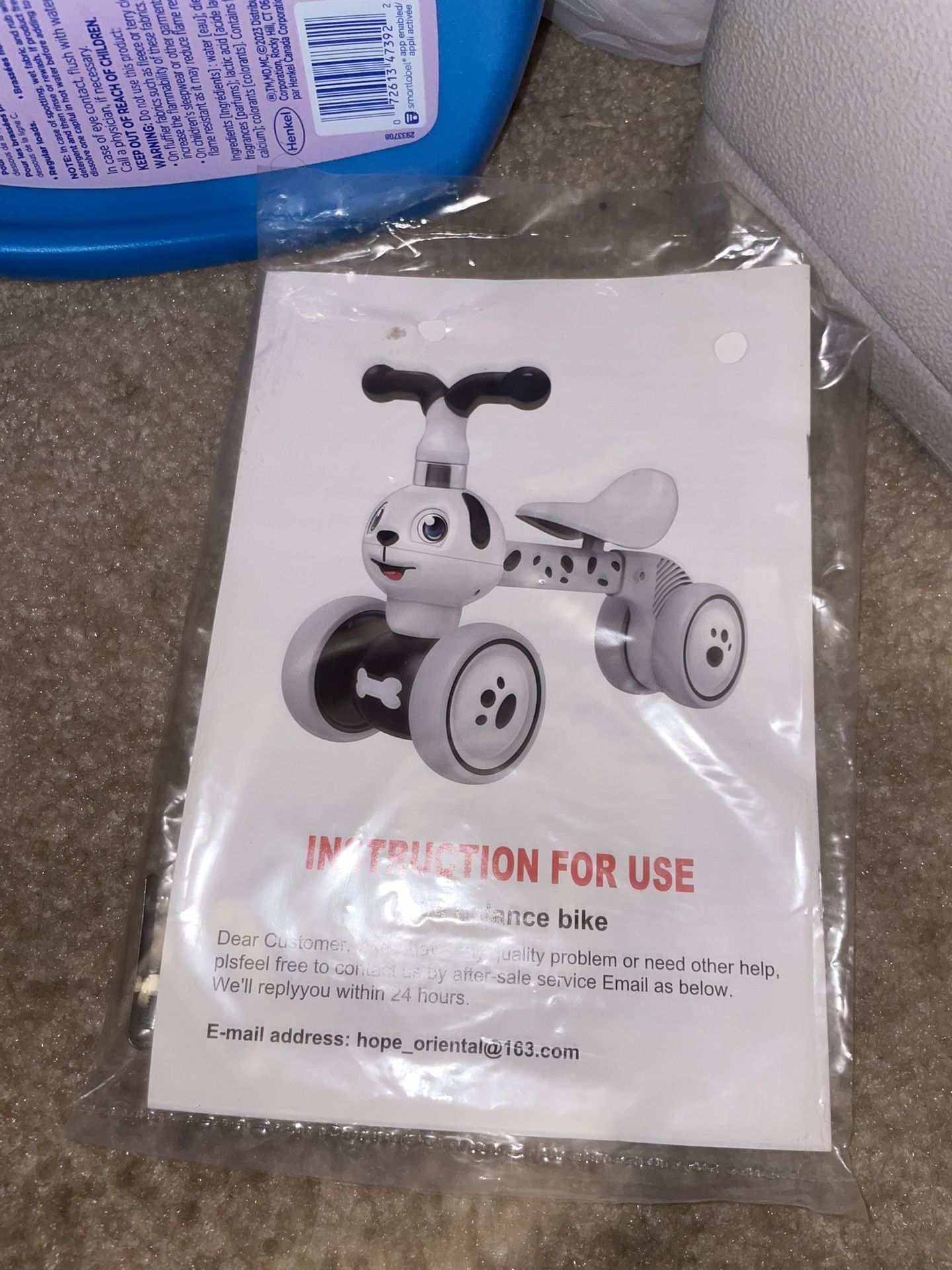 Kids Balance Bike Dog
