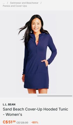 L.L. BEAN Women’s tunic hoodie MEDIUM
