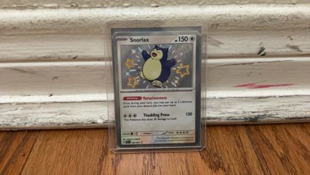Shinny snorlax pokemon card