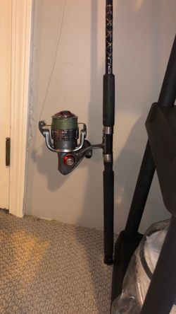 One piece 7 ft. Rod and Reel