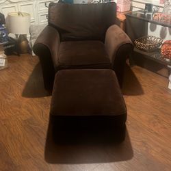 LEE Industries Oversized Chair + Ottoman