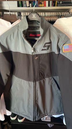 Snap-on Two-Tone Zip-Up Jacket Size Large