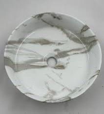 Brand New 14” Round White Vessel Bathroom Sink – Bowl Only (Model # P15-WHSW-15_A-R)