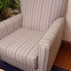 2 Aravis Upholstered Armchairs by Lark Manor™ (Faya Heather Polyester Blend Body Fabric) Like New