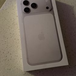 I Phone 17pro Max Silver 256gb