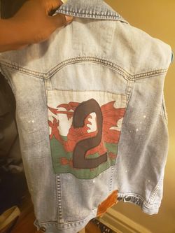 Denim Jean's jacket Rugby Polo X Cult Mens