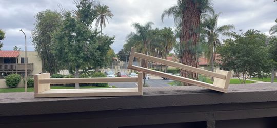 small wood shelfs/ spice rack 