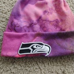 Seattle Seahawks/Denver Broncos Crucial Catch Cancer Beanie... Yes It's Available 